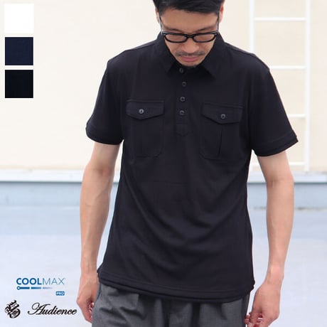 【RE PRICE / 価格改定】[AUD1574] Audience クールマックス鹿の子ARMY半袖ポロシャツ
