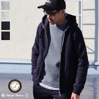 【RE PRICE/価格改定】[AUD2615] Upscape Audience 度詰裏毛フードスタンドブルゾン