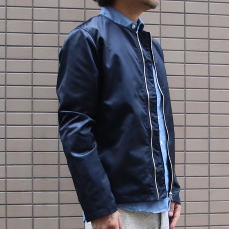 【RE PRICE/価格改定】[AUD2721] Upscape Audience ヴィンテージナイロンツイル ノーカラーJacket