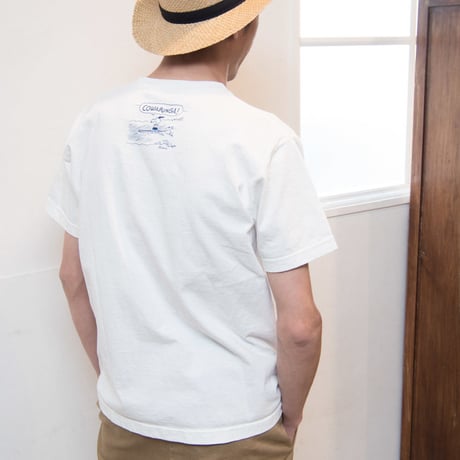 【RE PRICE / 価格改定】[AUD1775] Audience Old Snoopy "Schulz-Riding" 7.1oz米綿丸胴オールドプリントクルーネックT