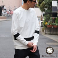 MVS天竺 切り替えライン セットイン スウェット【MADE IN JAPAN】『日本製』/ Upscape Audience [AUD6198]