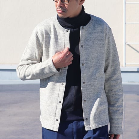 【RE PRICE/価格改定】[AUD2660] Upscape Audience 度詰裏毛スナップボタンジャケット