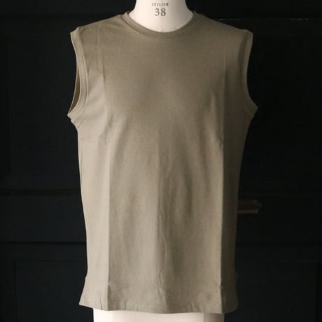 「丹後」度詰天竺（6オンス）サイドスリット ノースリーブ Tシャツ【MADE IN JAPAN】『日本製』/ Upscape Audience [AUD6512]
