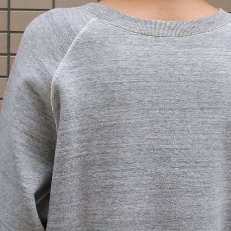 19/7吊編裏毛 ラグランスウェット【MADE IN TOKYO】『東京製』/ Upscape Audience [AUD6052]