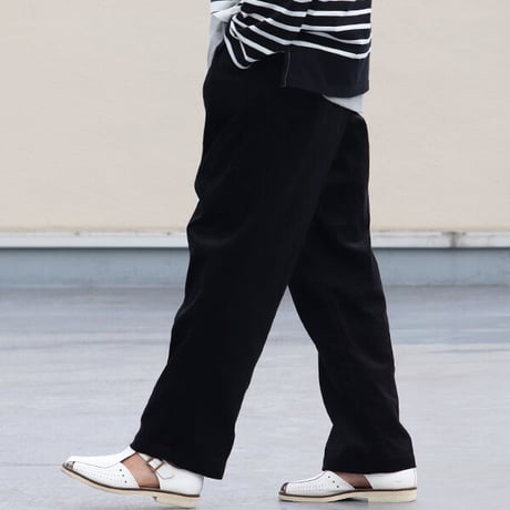 14W（ウェール）コール天（コーデュロイ）2タック ワイドイージーパンツ【MADE IN JAPAN】/ Upscape Audience [AUD3535]