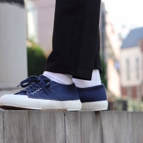 DEAD STOCK / 90-00s Italian Navy Sailor Shoes（イタリア セーラー シューズ ネイビー） [INS5220]