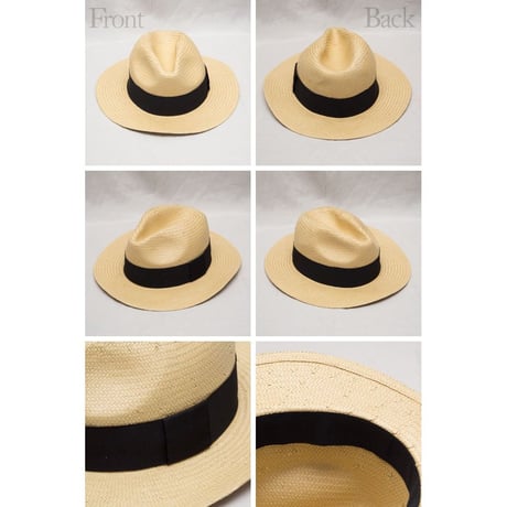 [AUD5061] Audience リボンテープペーパーシートロングブリムハット