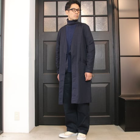 【RE PRICE / 価格改定】[AUD2737]コーマウェザーキモノガウンコート【MADE IN JAPAN】『日本製』