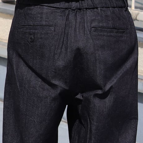 「備後」10.5oz セルヴィッチ 青耳ストレッチデニム M52 2タック イージー ワイドパンツ【MADE IN JAPAN】『日本製』/ Upscape Audience [AUD3567]