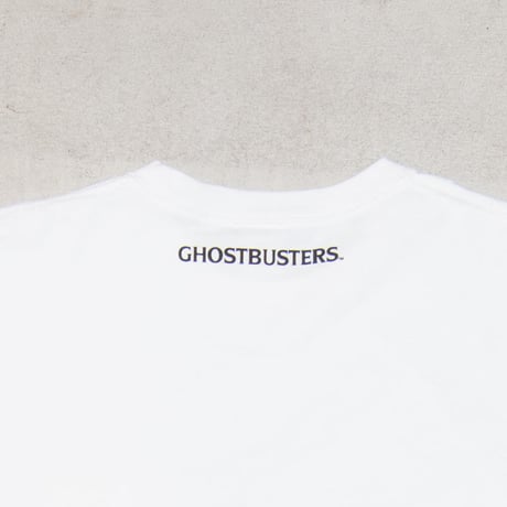 [AUD1769] Ghost Busters "Michael C. Gross Logo-I" 7.1oz米綿丸胴オールドプリントクルーネックポケットT