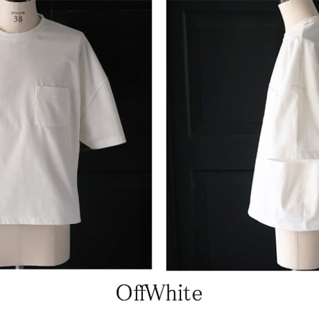 VORTEX 8オンス（MVS天竺）グラスポケット付き ボクシー クロップドTee【MADE IN JAPAN】/ Upscape Audience [AUD6654]