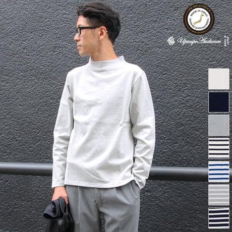 [AUD1824] Upscape Audience ヘビーウエイト天竺 ボトルネックL/S Cutsew