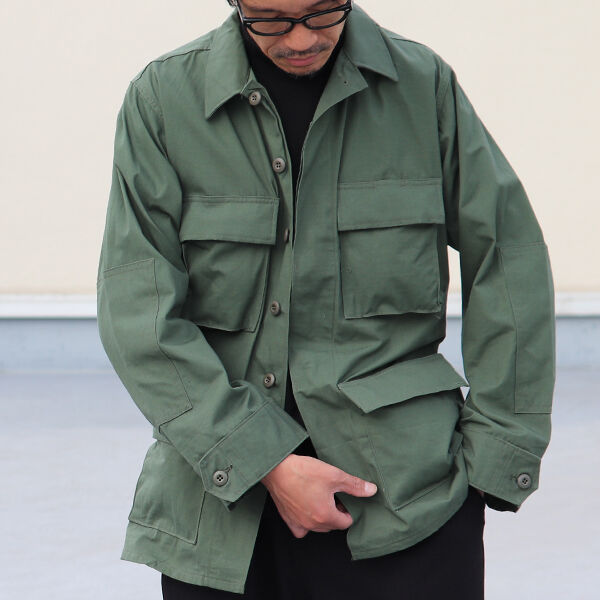 米軍 BDU jacket Green483 サイズMedium-regular 希少レア】1年間しか製造されなかった米軍BDU JACKET GREEN483が