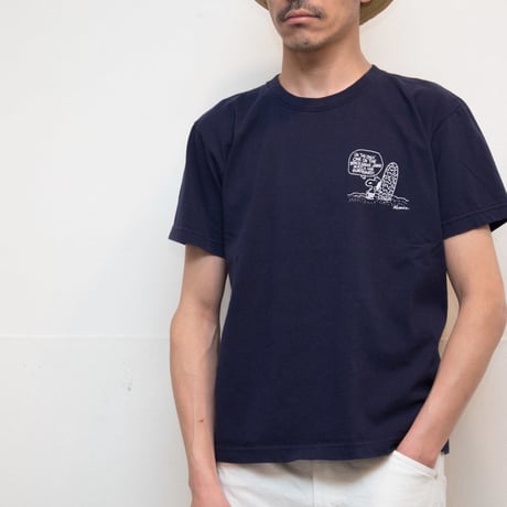 【RE PRICE / 価格改定】[AUD1774] Audience Old Snoopy "Schulz-Beach" 7.1oz米綿丸胴オールドプリントクルーネックT