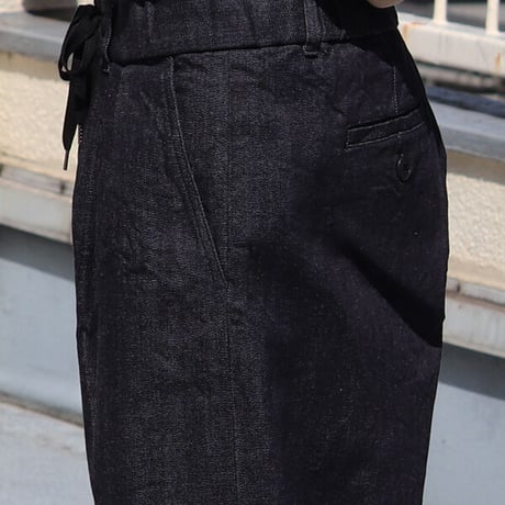 「備後」10.5oz セルヴィッチ 青耳ストレッチデニム M52 2タック イージー ワイドパンツ【MADE IN JAPAN】『日本製』/ Upscape Audience [AUD3567]