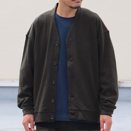 EXLANWOOL® (エクスランウール) スムース カーディガン【MADE IN JAPAN】『日本製』 / Upscape Audience [AUD7172]