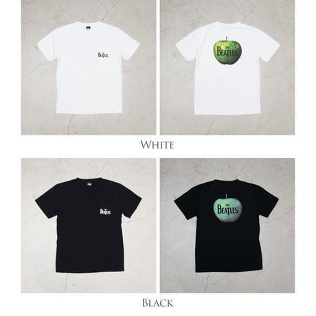 [AUD1809] Upscape Audience BEATLES ロゴプリントUSAファブリック丸胴国産ポケットTEE