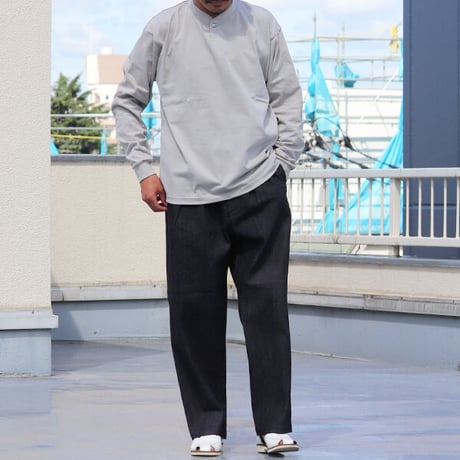 「備後」10.5oz セルヴィッチ 青耳ストレッチデニム M52 2タック イージー ワイドパンツ【MADE IN JAPAN】『日本製』/ Upscape Audience [AUD3567]
