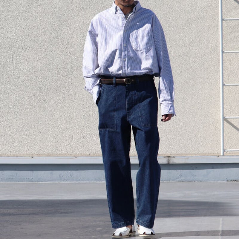 備後」13.75oz 横ベージュ セルヴィッチ 青耳デニム ヴィンテージ