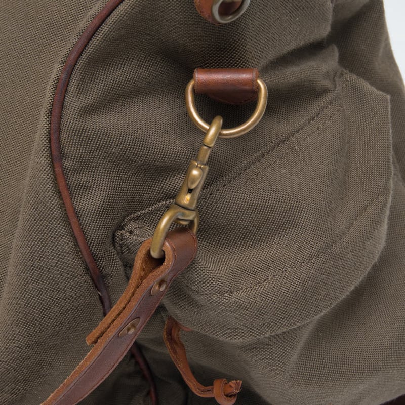 INS5154] vasco Equipment ナイロンクロスレザーオールドボストンバッグ