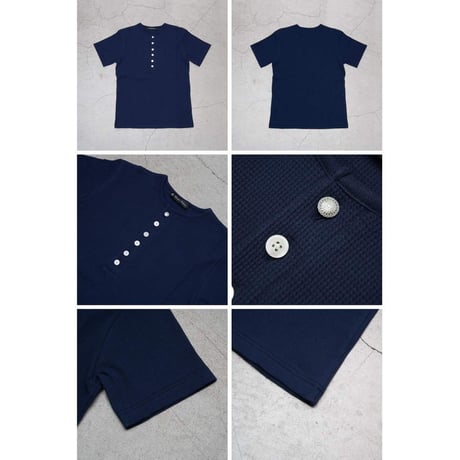 【RE PRICE/価格改定】[AUD1790] Upscape Audience 度詰ワッフルC/NヘンリーS/Sカットソー