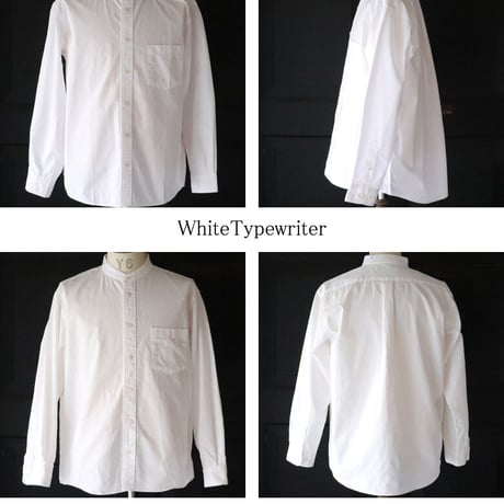 ワンウォッシュ バンドカラー L/S テーパードシャツ【MADE IN JAPAN】『日本製』/ Upscape Audience [AUD6439]