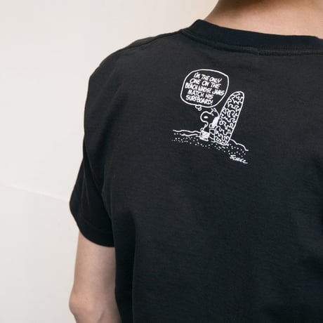 【RE PRICE / 価格改定】[AUD1772] Audience Old Snoopy "Schulz-Surf" 7.1oz米綿丸胴オールドプリントクルーネックポケットT