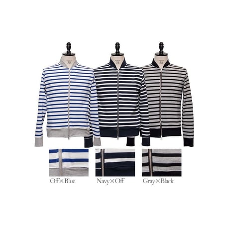 【RE PRICE/価格改定】[AUD2616] Upscape Audience BSQボーダーMA1ブルゾン