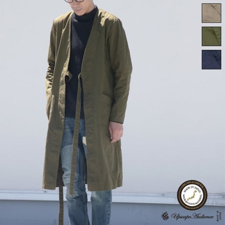 【RE PRICE / 価格改定】[AUD2737]コーマウェザーキモノガウンコート【MADE IN JAPAN】『日本製』