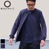【RE PRICE/価格改定】[AUD2658] Upscape Audience ソフトエアー裏毛ノーカラーブルゾン