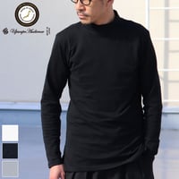 【RE PRICE/価格改定】[AUD1748] Upscape Audience コーマ天竺モックネック長袖Tシャツ