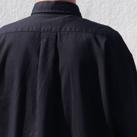 6オンス オックスフォード ボタンダウン 長袖 ボクシーシャツ【MADE IN JAPAN】『日本製』/ Upscape Audience [AUD6270]