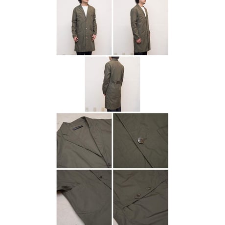 【RE PRICE/価格改定】[AUD2666] Upscape Audience 馬布エンジニア3ボタンチェスターコート