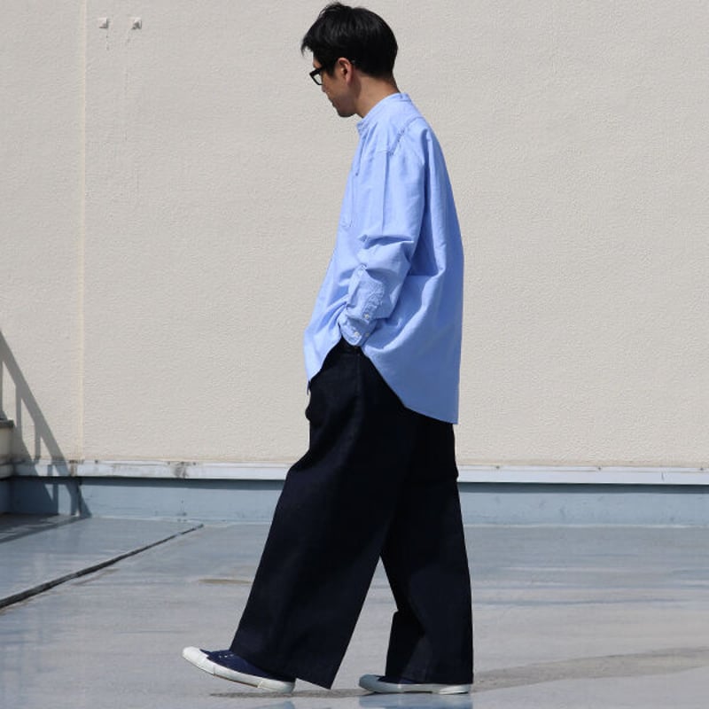 赤耳（セルヴィッチ）インディゴデニム 1タックワイドパンツ 【MADE IN