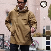 グロッシーツイル サイドスリット アノラックパーカ-【MADE IN JAPAN】『日本製』/ Upscape Audience [AUD7005]