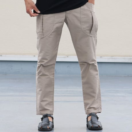 【RE PRICE / 価格改定】[AUD3321] Upscape Audience ヨコムラバックサテンベイカーアンクルパンツ