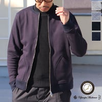【RE PRICE/価格改定】[AUD2745] Upscape Audience ヘビーウェイト裏毛クルーネックブルゾン