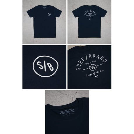 【RE PRICE / 価格改定】[INS1067] SURF/BRAND "TRAVEL" 半袖Tシャツ