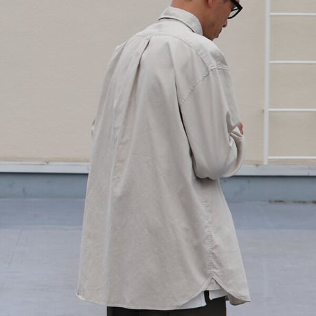6オンス オックスフォード ボタンダウン 長袖 ボクシーシャツ【MADE IN JAPAN】『日本製』/ Upscape Audience [AUD6270]