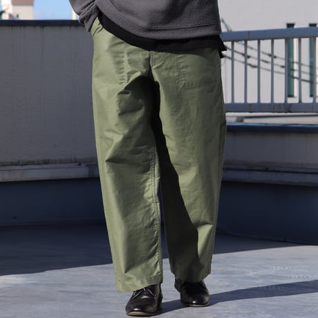 「阿州」ヴィンテージ ハードバックサテン ベイカーパンツ【MADE IN JAPAN】/ Upscape Audience [AUD3575]