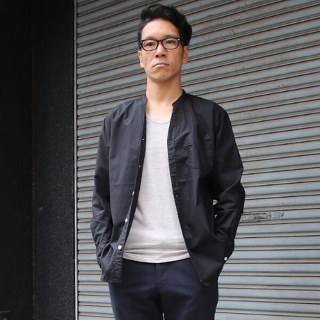【RE PRICE/価格改定】[AUD1237] Upscape Audience ガラガラ紡Vネック7分袖カットソー