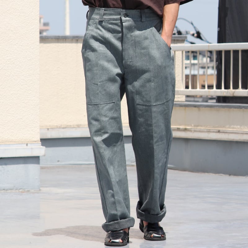 DEAD DEAD STOCK / SWISS ARMY DENIM PANTS（スイス軍 デ