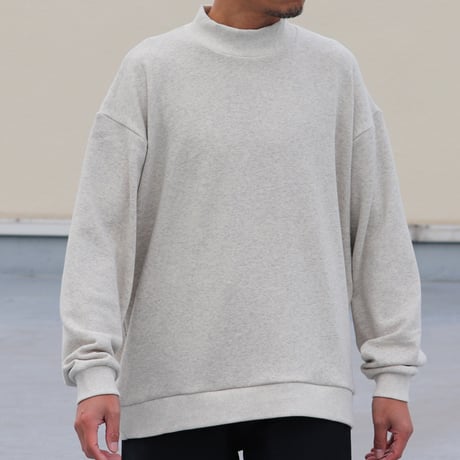 ボンバーヒート爆暖裏起毛 バルーン リブモックネック【MADE IN JAPAN】『日本製』 / Upscape Audience [AUD6556]