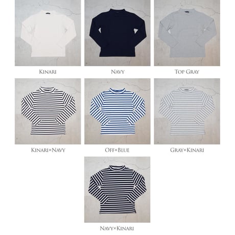 [AUD1824] Upscape Audience ヘビーウエイト天竺 ボトルネックL/S Cutsew