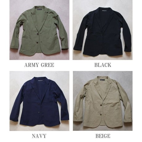 【RE PRICE / 価格改定】[AUD2722] Upscape Audience ヴィンテージナイロンオックス 2Bテーラードジャケット