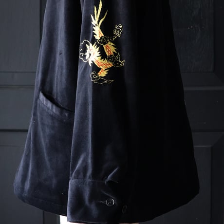 THRIFTY LOOK スリフティールック(tl24s002) / SOUVENIR VIET-NAM JACKET VELOUR [INS2075]