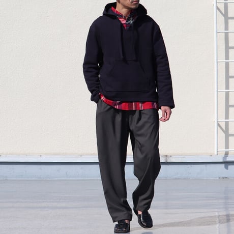 Reflax®(リフラクス)テック リネンライク ウェザー 1タックワイドイージーパンツ【MADE IN JAPAN】/ Upscape Audience [AUD3544]