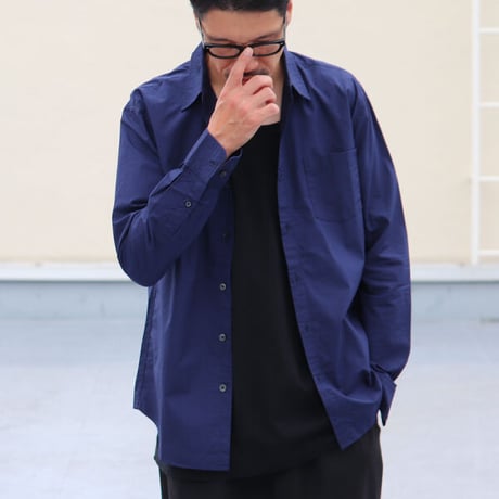 【RE PRICE/価格改定】[AUD1743] Upscape Audience スーピマTWナショナルコスチュームレギュラーカラーL/Sシャツ