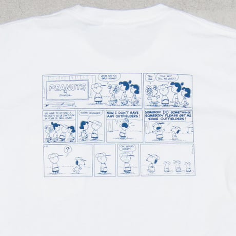 【RE PRICE / 価格改定】[AUD1771] Audience Old Snoopy "Schulz-Comic" 7.1oz米綿丸胴オールドプリントクルーネックポケットT