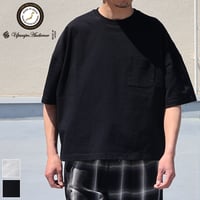 VORTEX 8オンス（MVS天竺）グラスポケット付き ボクシー クロップドTee【MADE IN JAPAN】/ Upscape Audience [AUD6654]